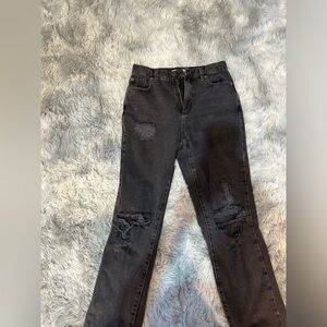 Garage vintage straight jeans - black size 0/24